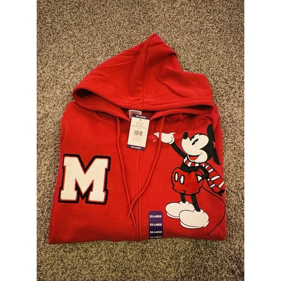 Licensed Disney MICKEY MOUSE (NWT) Woman's Plus Size Hoodie Jacket - Size XXL - Picture 3 of 6